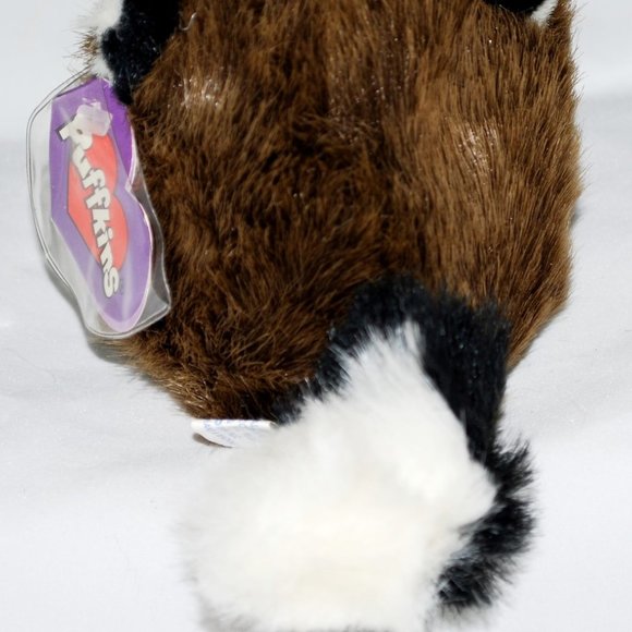 Bandit the Raccoon Puffkins by Swibco Plush Bean Bag Style 6611 - Picture 4 of 4